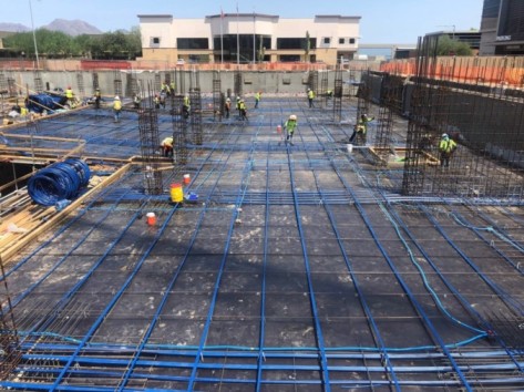 Commercial Electrical Wiring in Progress