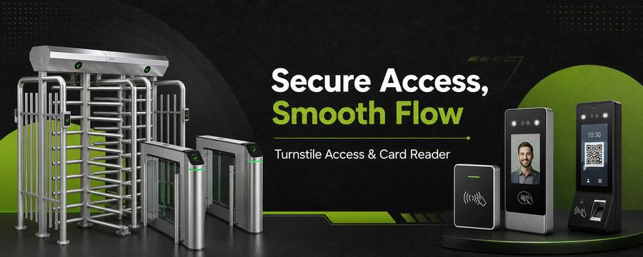 Turnstile access and card reader systems